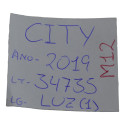 Luz Interna Teto Central Dianteira City 2019 Original