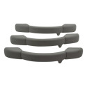Kit 3 Puxador Alça Teto Pqp Interno C3 Picasso 2015 Original Cinza