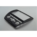 Moldura Central Painel P/radio Comando Ar Jetta 2013 Origina Preto