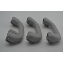 Kit Com 3 Puxador Alça Teto Pqp I30 2010 Original Cinza-escuro