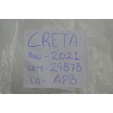 Apoio Encosto Braço Console Creta 2021 Original Preto