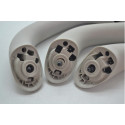 Kit 3 Puxador Alça Pqp Interno Nissan Frontier 2021 Original Cinza