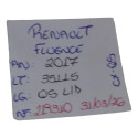 Quebra Sol Lado Direito Passageiro Fluence 2017 Origina