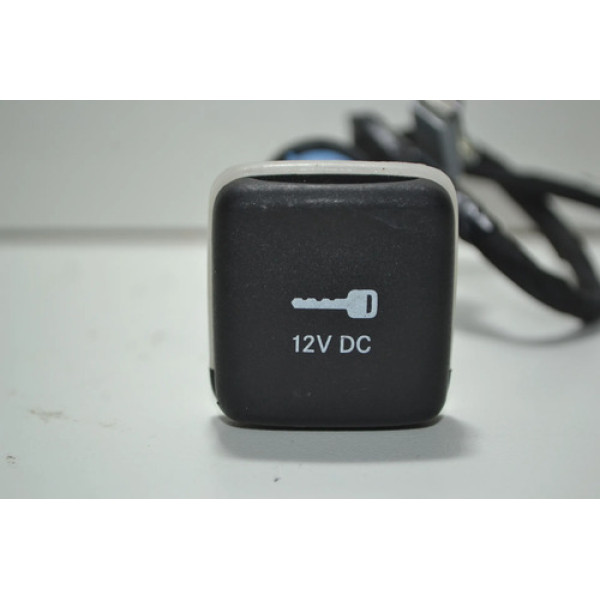 Tomada Energia 12v Dc Console Durango 2015 Original Preto