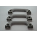 Kit 3 Puxador Alça Teto Pqp Honda Fit 2010 Original Cinza