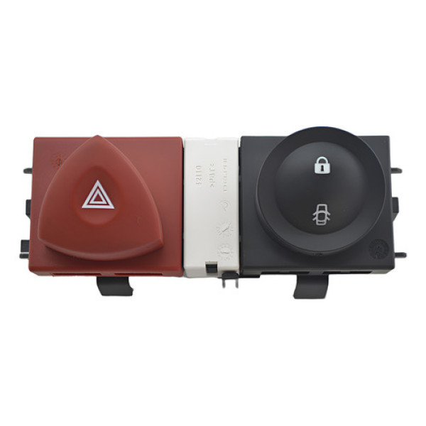 Botão Pisca Alerta Trava Renault Megane 2013 Original Original