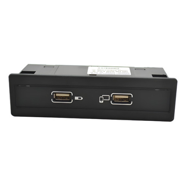 Entrada Tomada Usb Dupla C-180 C180 Original A2538206000 Preto