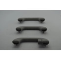 Kit 3 Apoio Pqp Alça Teto Kia Cerato 2013 A 2016 Original Cinza