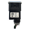 Entrada Conector Usb Auxiliar Cronos Argo 2017-2025 Original Preto