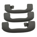 Kit 3 Puxador Alça Teto Pqp Chevrolet Cruze 2014 Original Cinza