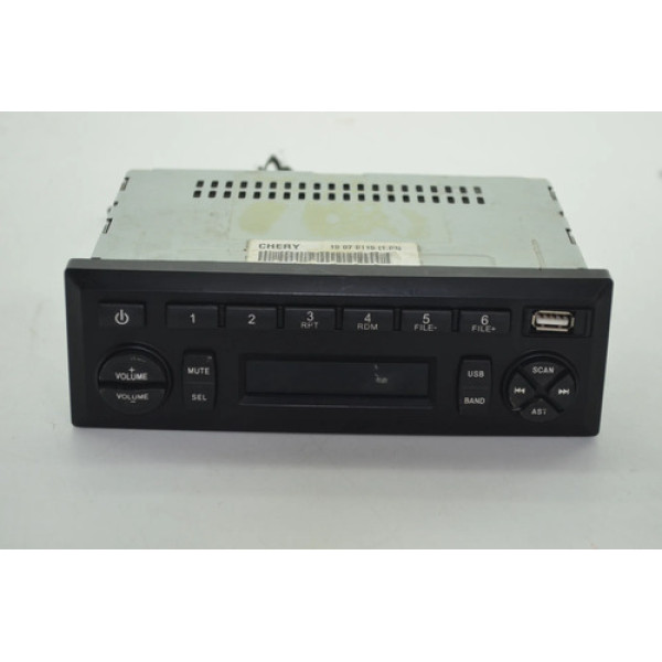 Radio Aparelho Som Painel Chery Qq 2015 A 2019 Original