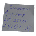 Quebra Sol Lado Esquerdo Motorista Sandero 2009 Original
