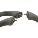 Kit 3 Puxador Alça Pqp Coluna Nissan Frontier 2017 Original Bege