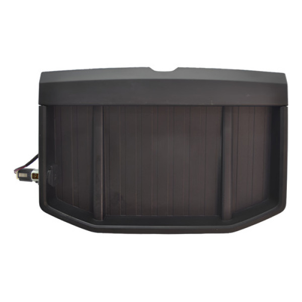 Porta Treco Superior Central Painel Vw Amarok 2022 Original Preto