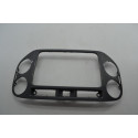 Moldura Acabamento Central Painel Vw Tiguan 2014 Original Preto
