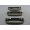 Kit 3 Puxador Alça Apoio Teto Pqp Azera 2008-2011 Original Cinza