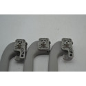 Kit 3 Puxador Alça Teto Pqp Gm Vectra 2009 Original Cinza