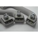 Kit Com 3 Puxador Alça Teto Pqp Honda City 2013 Original Original