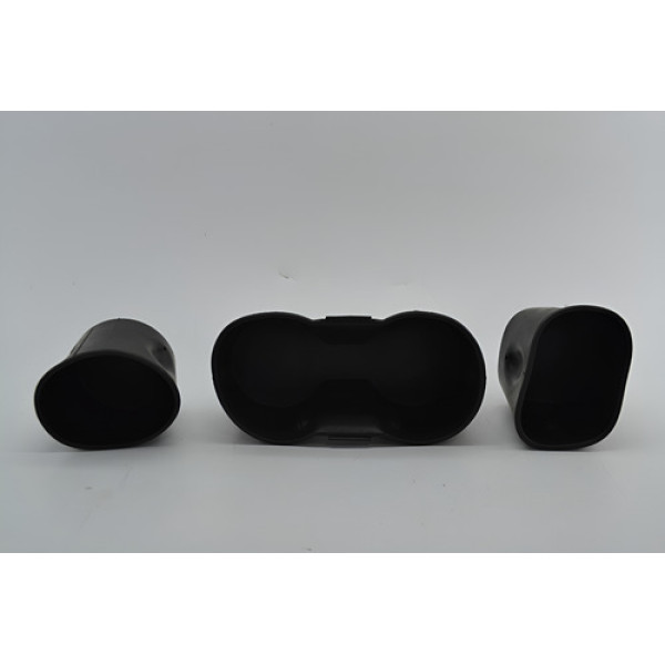 Kit 3 Borracha Acabamento Porta Copos Tracker 2019 Original Preto