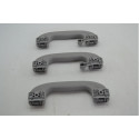 Kit 3 Puxador Alça Teto Pqp Chevrolet Vectra 2010 Original  Cinza