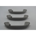 Kit Com 3 Puxador Alça Teto Pqp Toyota Etios 2014 Original Cinza-escuro