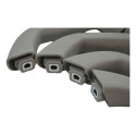 Kit 4 Puxador Alça Teto Pqp Chevrolet Captiva 2012 Original Bege