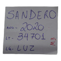 Luz Interna Central Teto Sandero 2020 Logan Duster Original