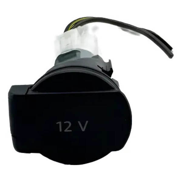 Tomada Energia 12v Console Virtus Nivus Polo Original Preto