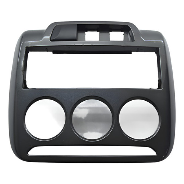 Moldura Central Radio Comando Ar  Citroen C3 2013 Original Cinza-escuro