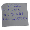 Luz Interna Teto Central Traseira Ford Focus 2013 Original
