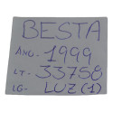 Luz Cortesia Interna Teto Besta Furgão 1998 Original