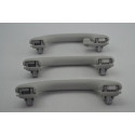 Kit Com 3 Puxador Alça Teto Pqp Vw Jetta 2017 Original Cinza