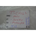 Manopla Alavanca Câmbio Coifa Vw T-cross 2020-2022 Original Preto