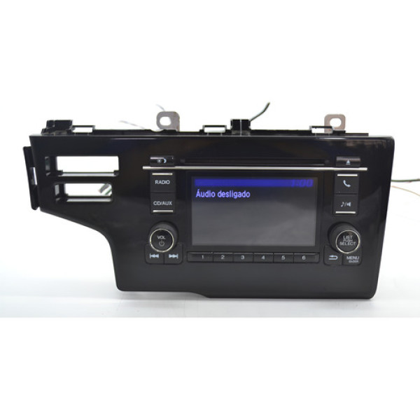 Radio Multimidia Painel Honda New Fit 2015 Original Original
