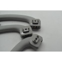 Kit 3 Alça Apoio Teto Pqp Ford Ecosport Original Cinza
