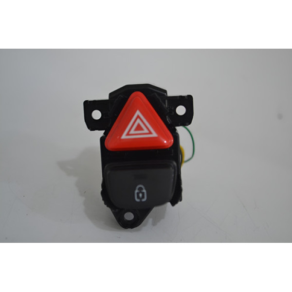 Botão Pisca Alerta Trava Hb20 2021 2022 Original Preto