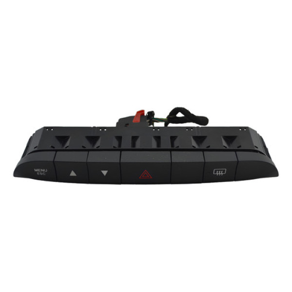 Botão Pisca Alerta Desembaçador Menu Fiat Mobi 2022 Original Preto