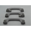 Kit 3 Puxador Alça Teto Pqp I30 2014 Original Cinza
