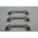 Kit 3 Puxador Alça Teto Pqp Subaru Forester 2010 Original Preto