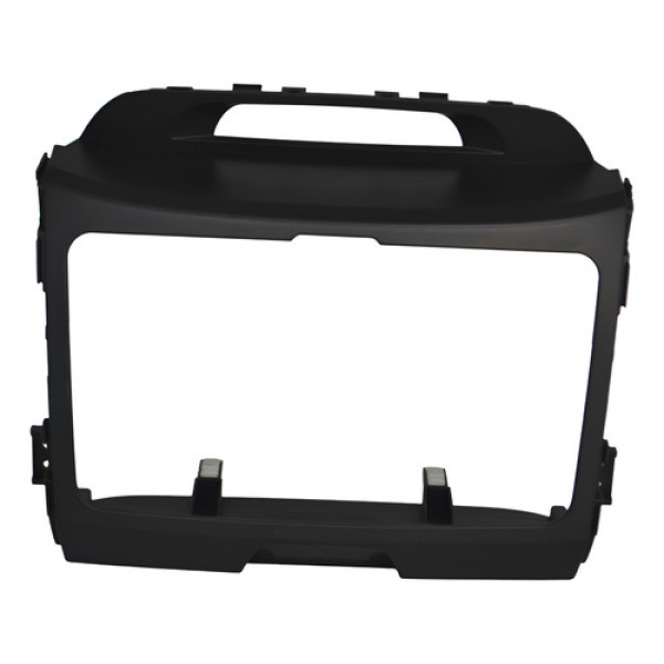 Moldura Central Radio Som Painel Kia Sportage 2013 Original Preto