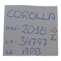 Apoio Encosto Braço Console Corolla Gli 2018 Original Preto
