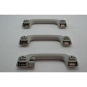 Kit 3 Puxador Alça Teto Pqp Jac T6 2015 Original Cinza