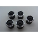 Kit 5 Difusor Ar Painel C/aro Aircross C3 2012-2019 Original