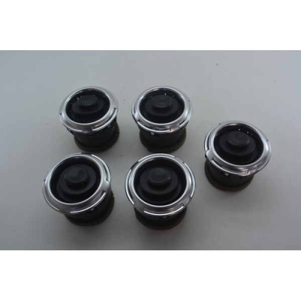 Kit 5 Difusor Ar Painel C/aro Aircross C3 2012-2019 Original