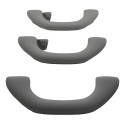 Kit Com 3 Puxador Alça Teto Pqp Vw Polo 2002 Original Cinza