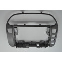 Moldura Central Radio Difusor Painel Fiat Bravo 2010 Origina Cinza