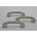 Kit 3 Puxadora Alça Teto Pqp Nissan Livina 2013 2014 Origina Creme