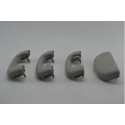 Kit Com 3 Alça Teto Pqp + Porta Oculos Cruze 2013 Original Cinza-escuro