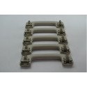 Kit 5 Puxador Alça Teto Pqp Nissan Grand Livina 2011 Origina Creme