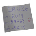 Luz Cortesia Dianteira Interna Teto Cruze 2014 Original